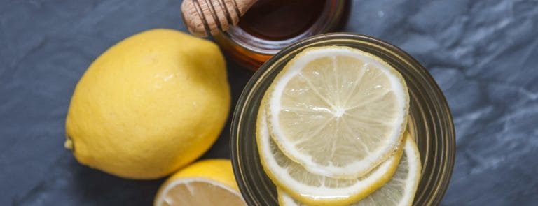 honey and lemon drink