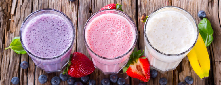 Support your immune system with these smoothie recipes that will help you reach your 5 a day. From banana and mango to berry kiwi smoothies and more!