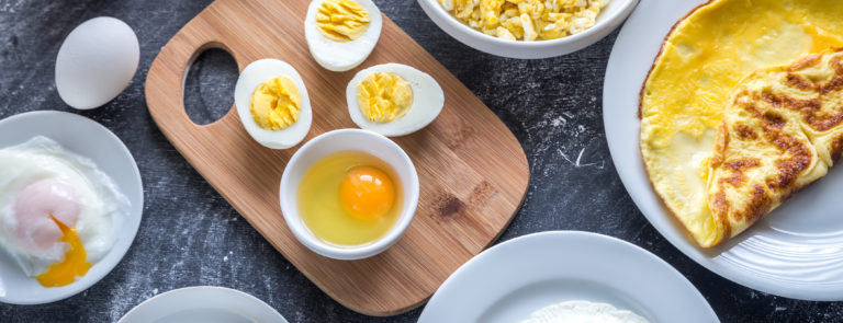 eggs cooked different ways