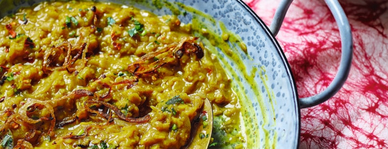 Onion Dhal Recipe. Images by Luke Albert