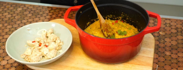thai tofu laksa