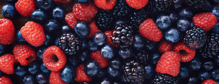 keto friendly fruits; raspberries, blackberries and blueberries