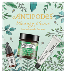 Antipodes Christmas skincare giftset.