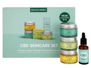 Holland & Barrett, CBD Skincare set.