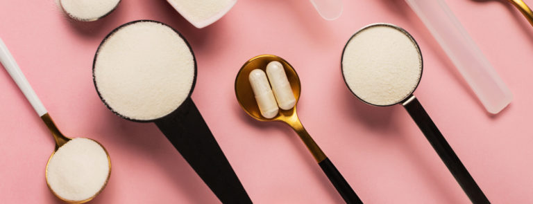 Collagen supplements, creams and powders
