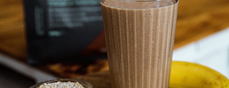 Chocolate & Banana Protein Shake Recipe image